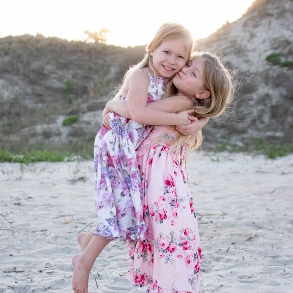 Flofallzique Floral Dress Size 5 Girls - Picture 5 of 5